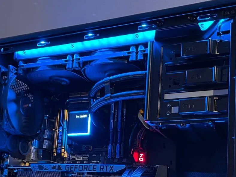 Spacer for BeQuiet AIO water cooling