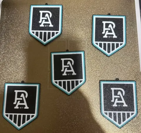 port adelaide keychain by Blossom2023 MakerWorld: Download Free 3D Models