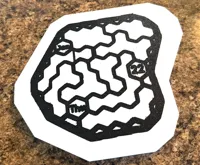 Lid with a Solution and QR Code to Web Solution Tool