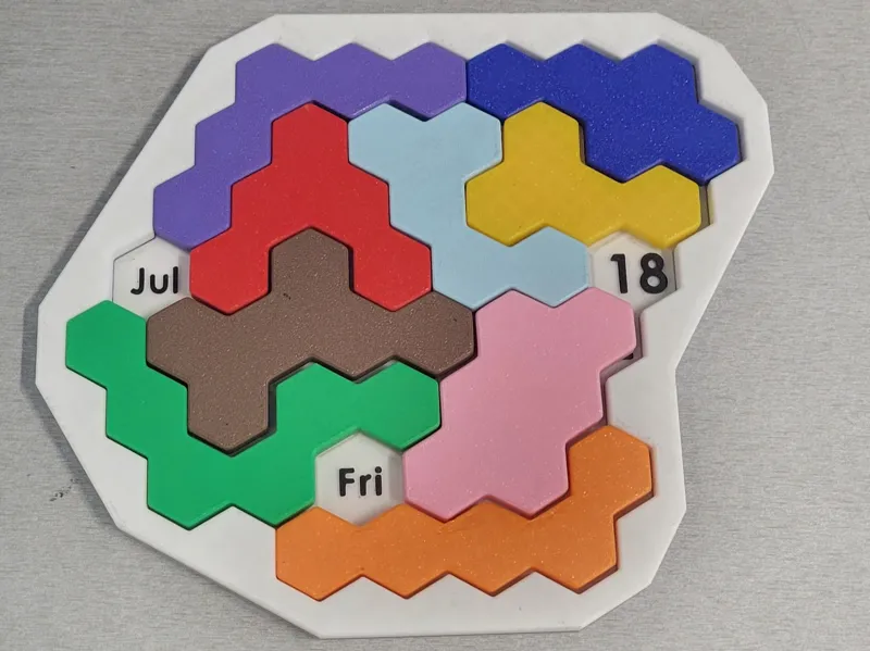 Hexagonal Puzzle a Day