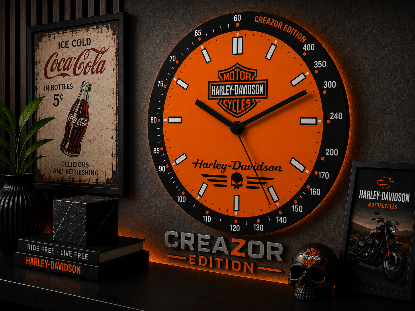 Horloge Murale – Édition Harley-Davidson