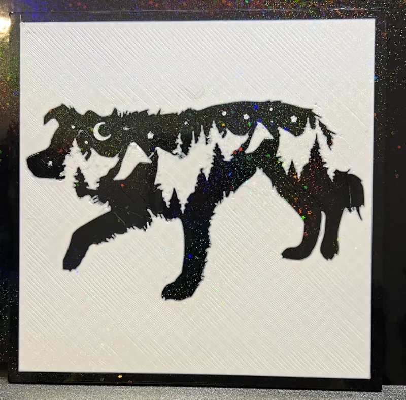 Wallboard - Border Collie mountain 