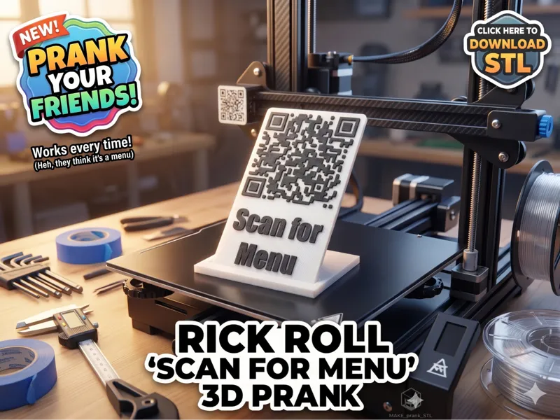 QR Code Rick Roll Menu