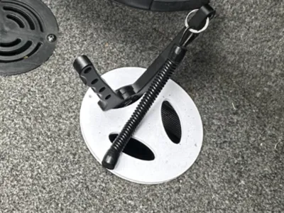 Fishing tool holder for boat cup holder 