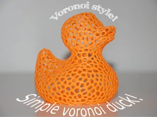 Voronoi rubber duck