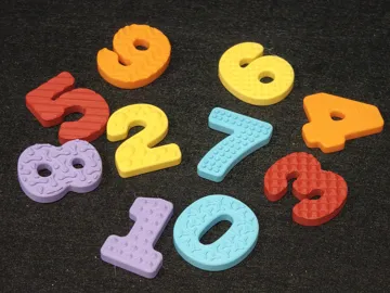 Modelo para impresión 3D: SENSORY NUMBERS 1.0 — vista de referencia 5