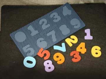 Modelo para impresión 3D: SENSORY NUMBERS 1.0 — vista de referencia 3