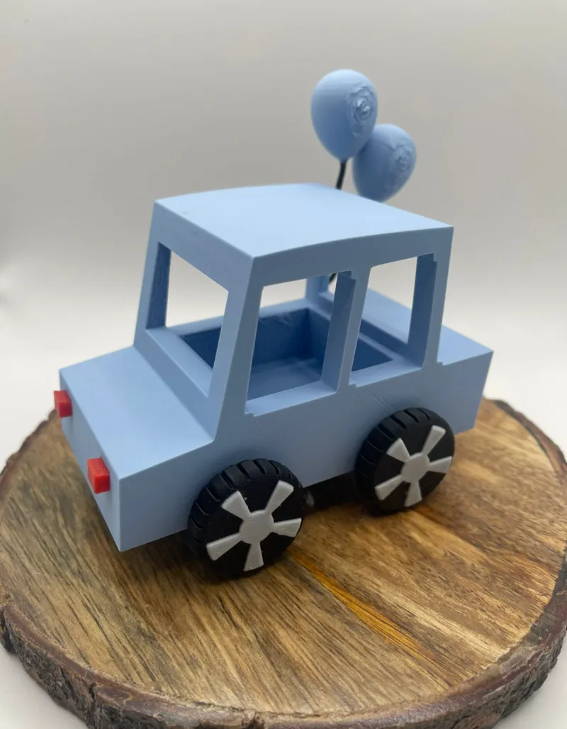 Martin's Blue Party car - birthday - No AMS Req.*