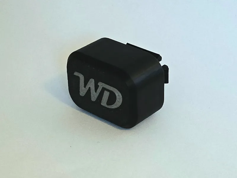 Hockey stick plug cap, editable text