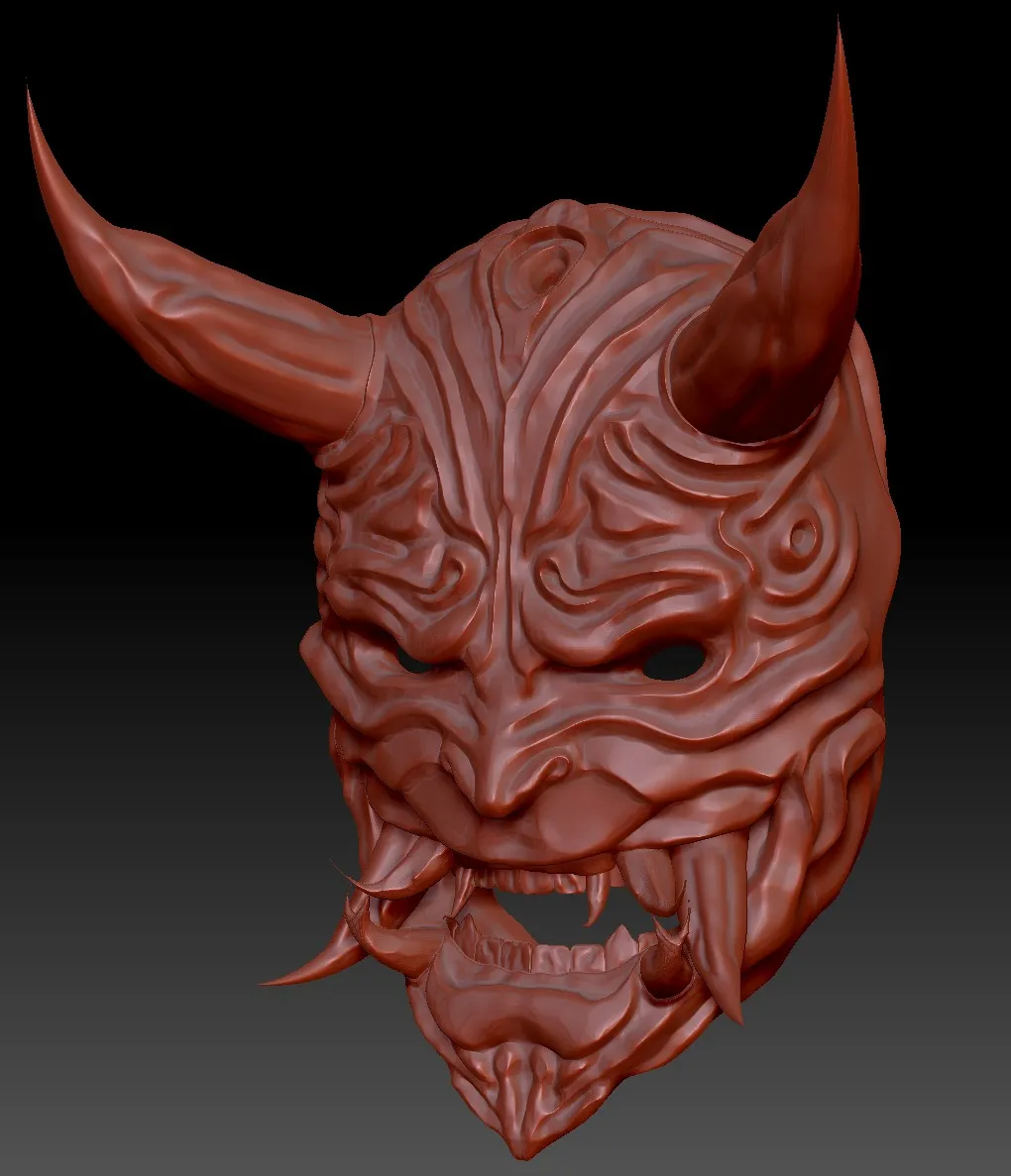 ONI MASK DEADBYDAYLIGHT (EASY PRINT) view 2