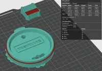 PLA Interface layer, 0.12mm layer, 4 walls, 7.5% infill