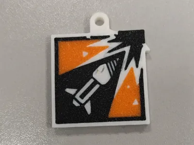 Ash operator keychain - Rainbow Six Siege