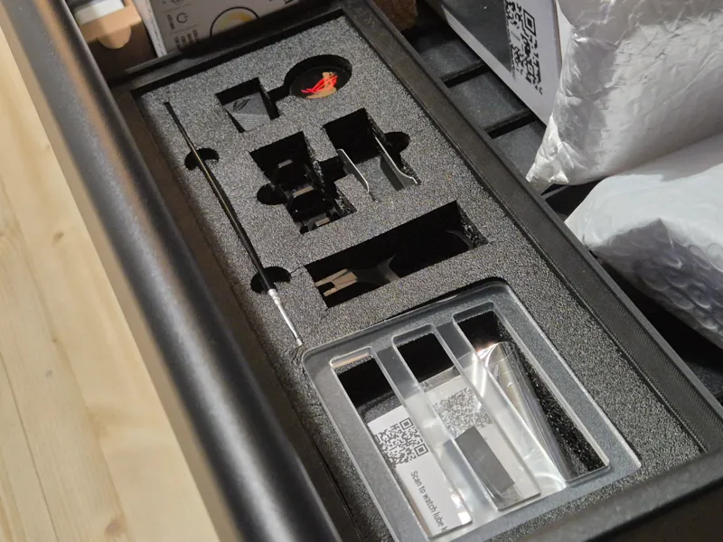 ASUS ROG Azoth accessories gridfinity box