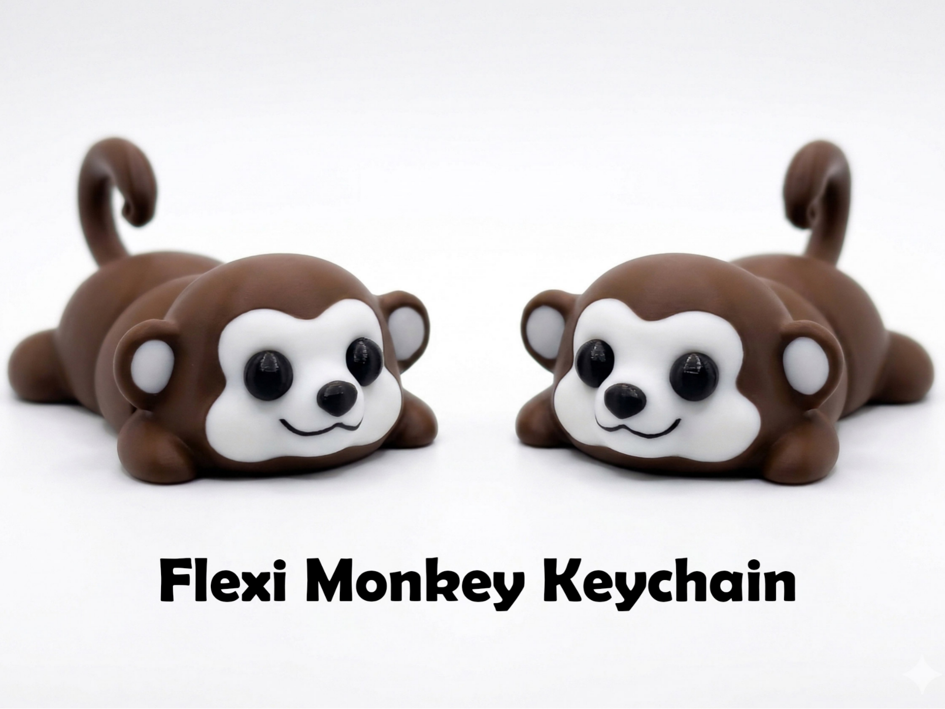 Flexi Monkey Keychain - Articulated animal