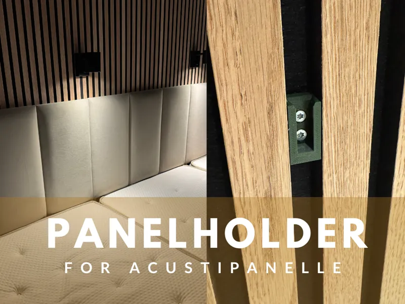 Akustikpaneel Halterung für Wandpolster/Wandkissen