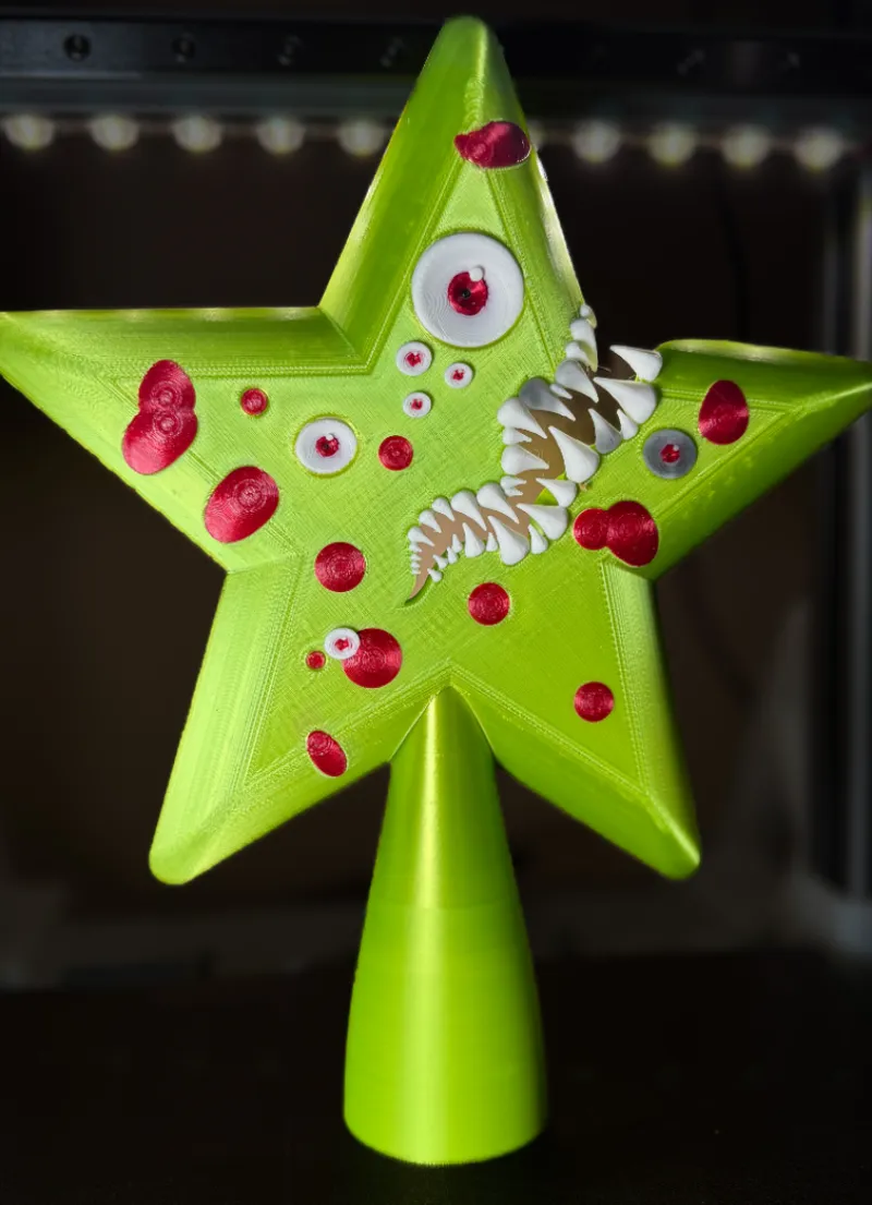 Christmas tree hungry monster Star "MonStar"