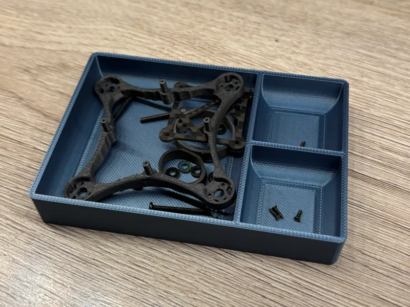 Multi-Compartment Organizer Tray