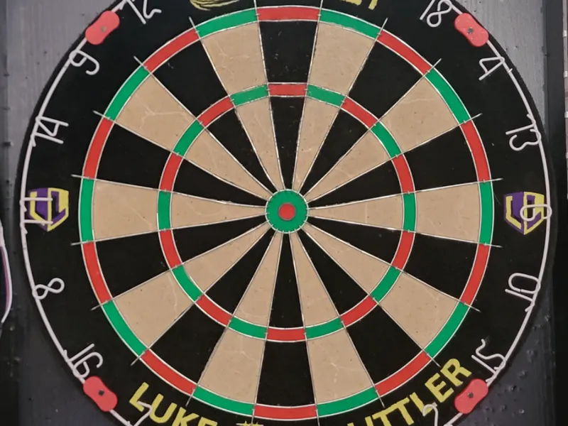Universal Dartboard Number Ring Retaining Clip