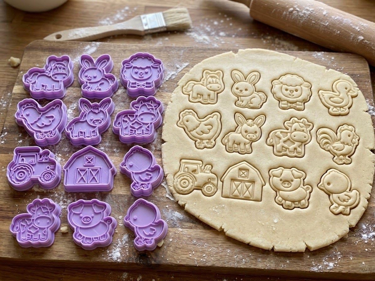 Cortador de galletas de granja