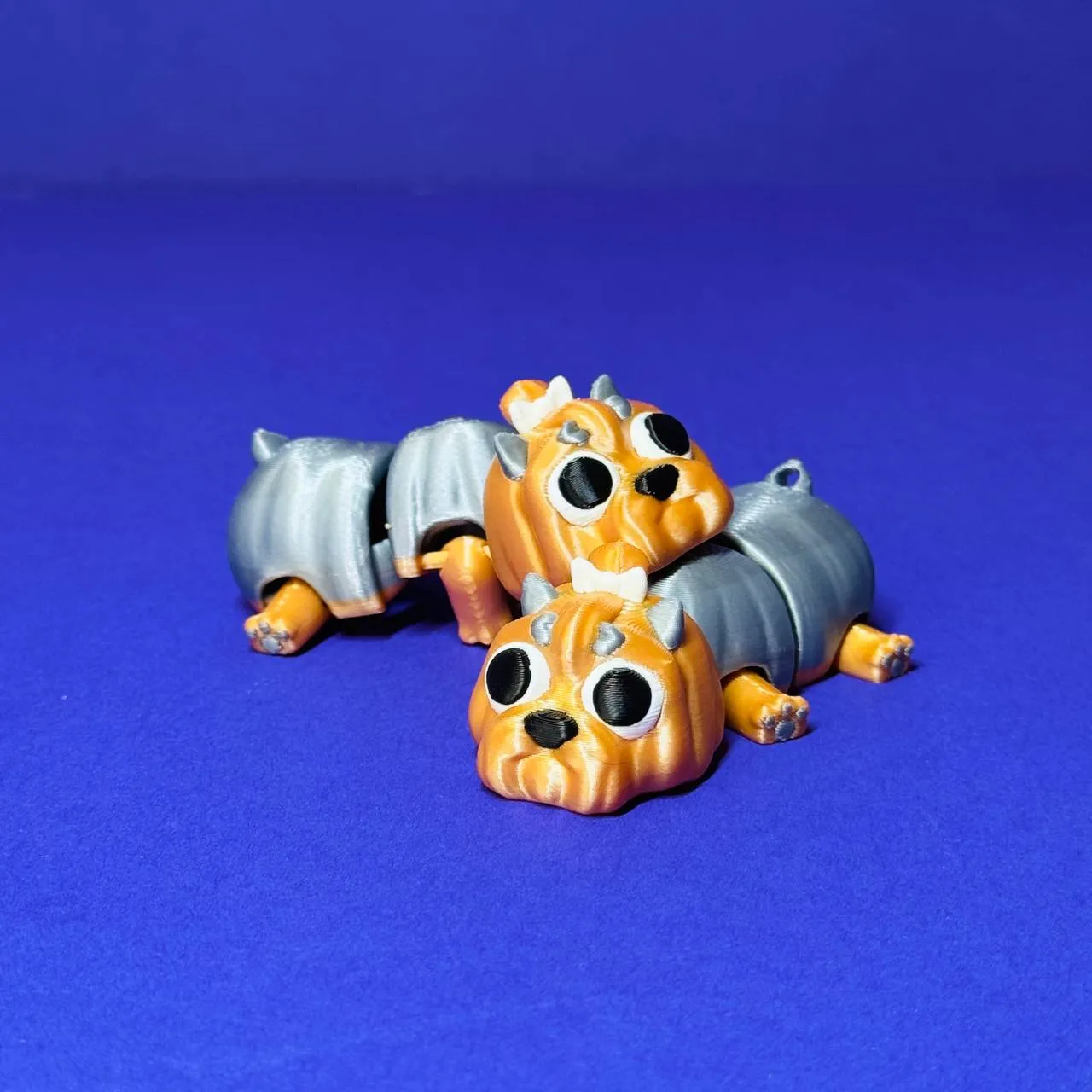 Articulated Yorkshire Terrier - Flexi Dog Keychain view 3