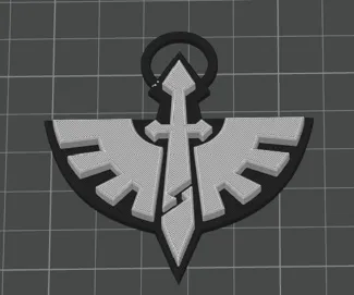 Deathwing Knight Icon Keychain/Pendent