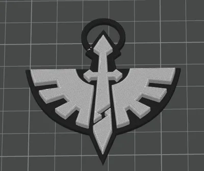 Deathwing Knight Icon Keychain/Pendent