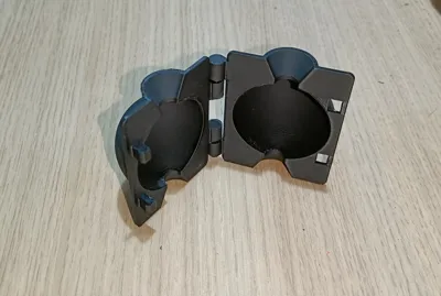 Rooting ball - print in place hinges and lock