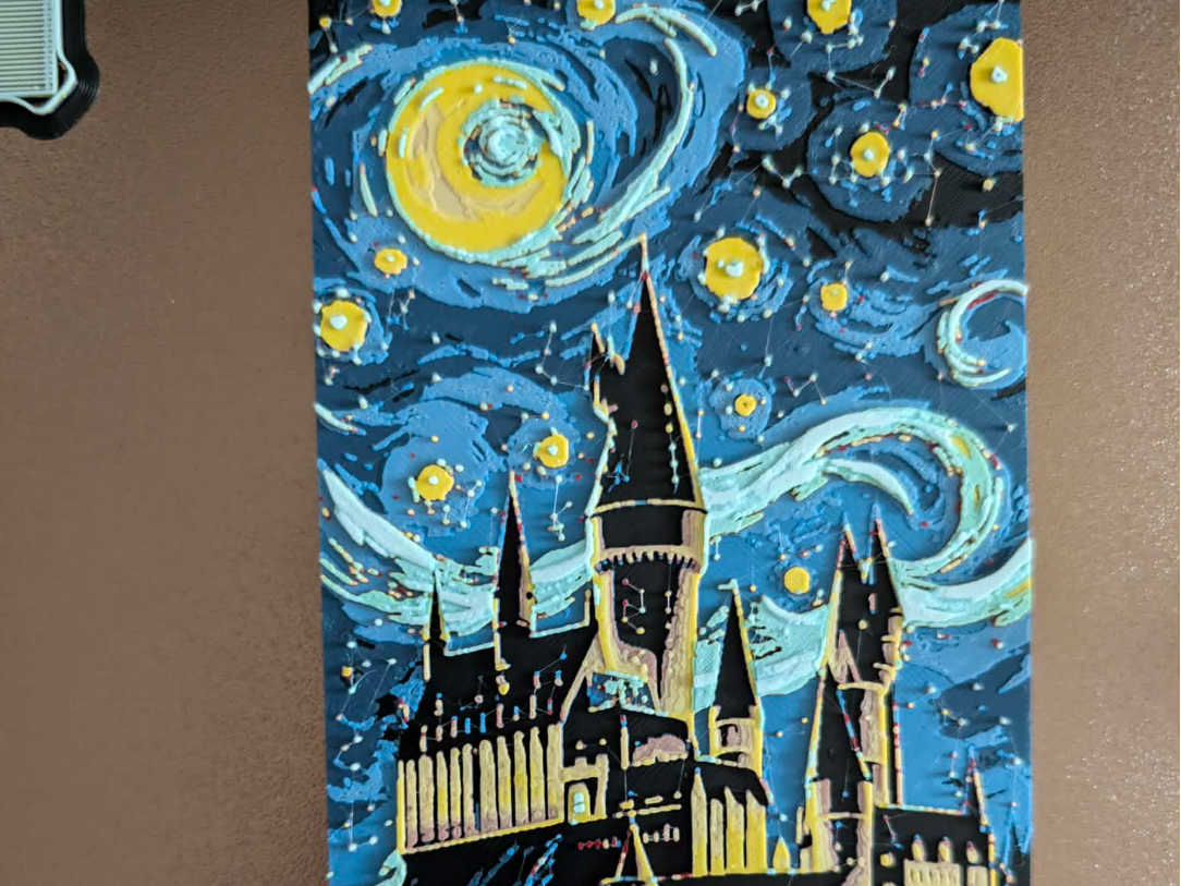 Hueforge Poudlard starry night