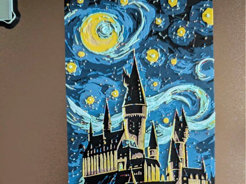Hueforge Poudlard starry night