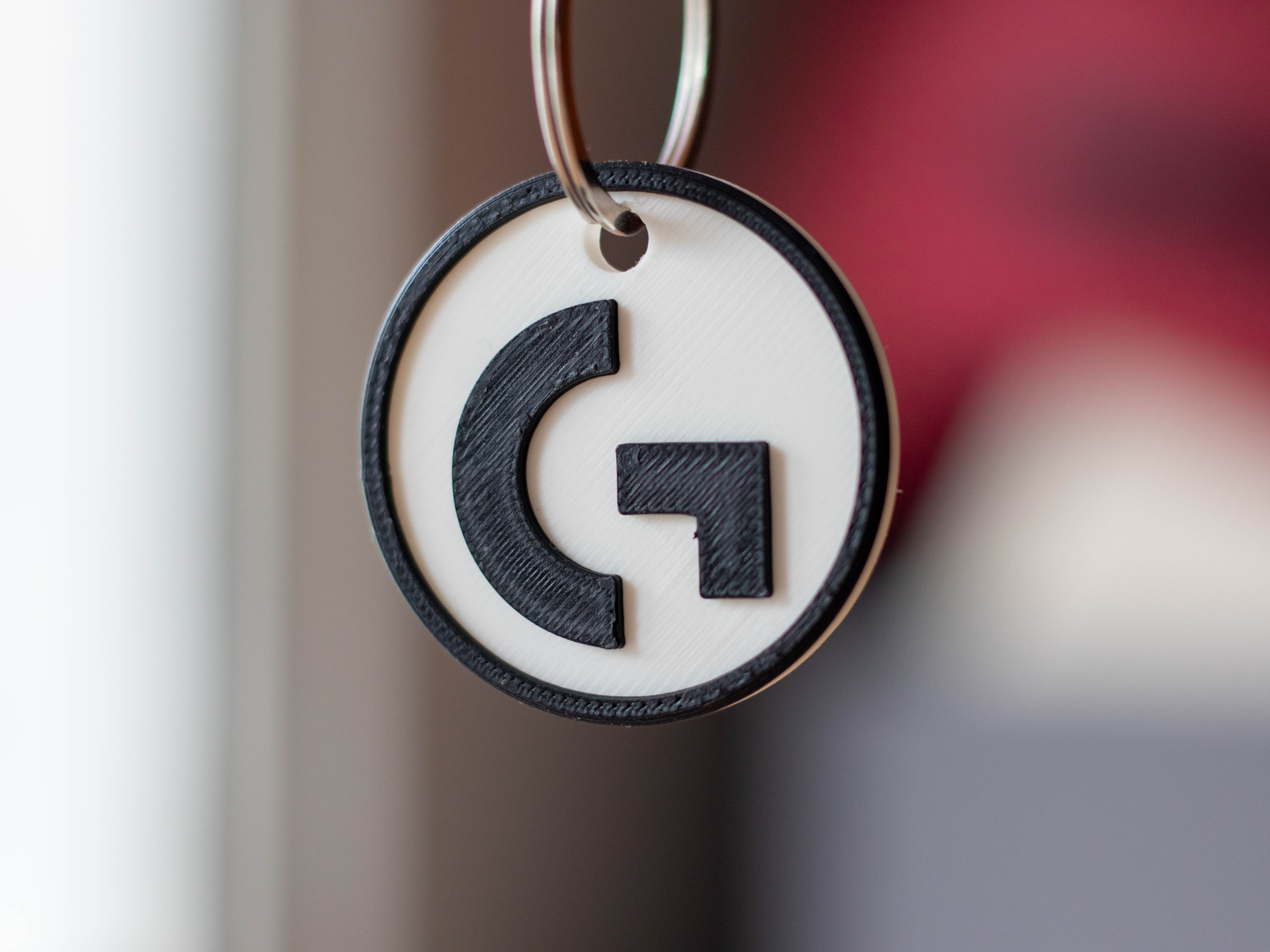 Miniatura 4 do modelo 3D Logitech Logo Keychain