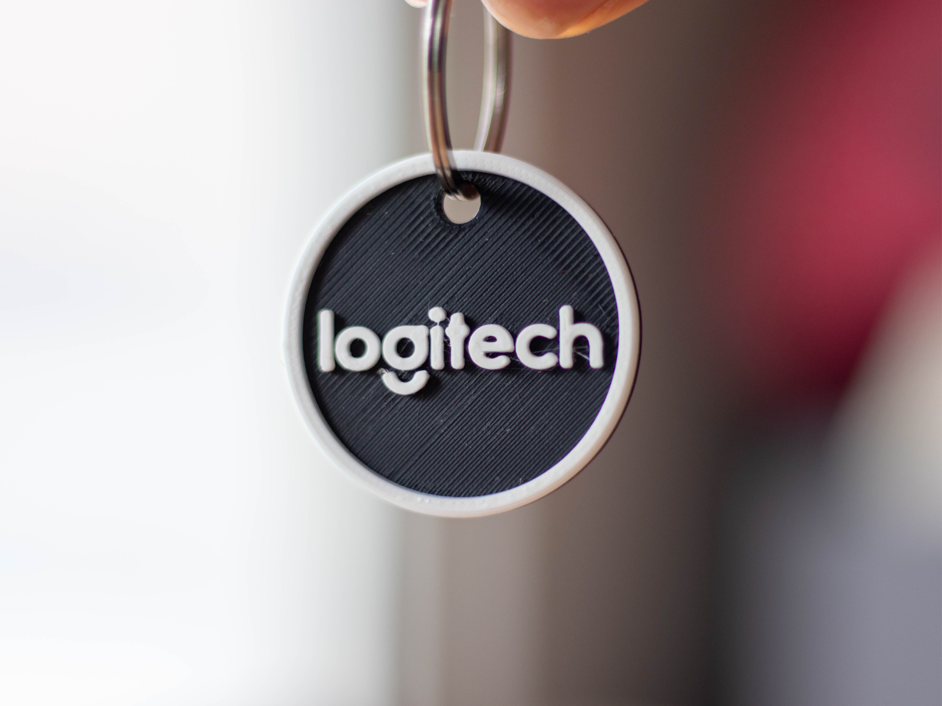 Logitech Logo Keychain