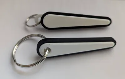 Pinball Flipper Keychain