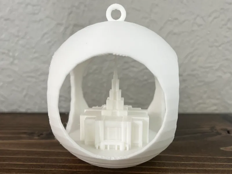 Saratoga Springs Utah Temple Ornament