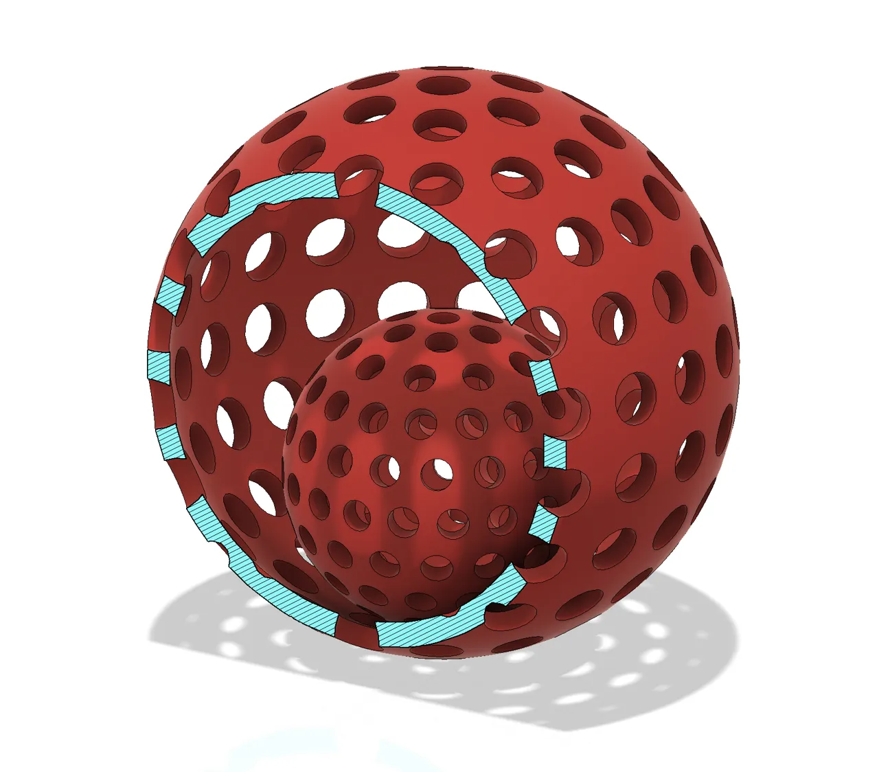 Cat Fidget toy - Ball with inner Ball view 2