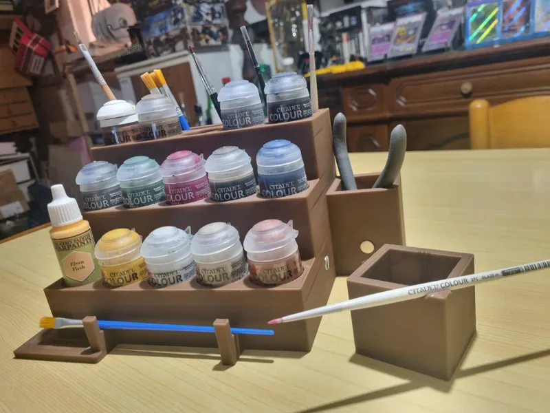 Organizer Colori e Pennelli