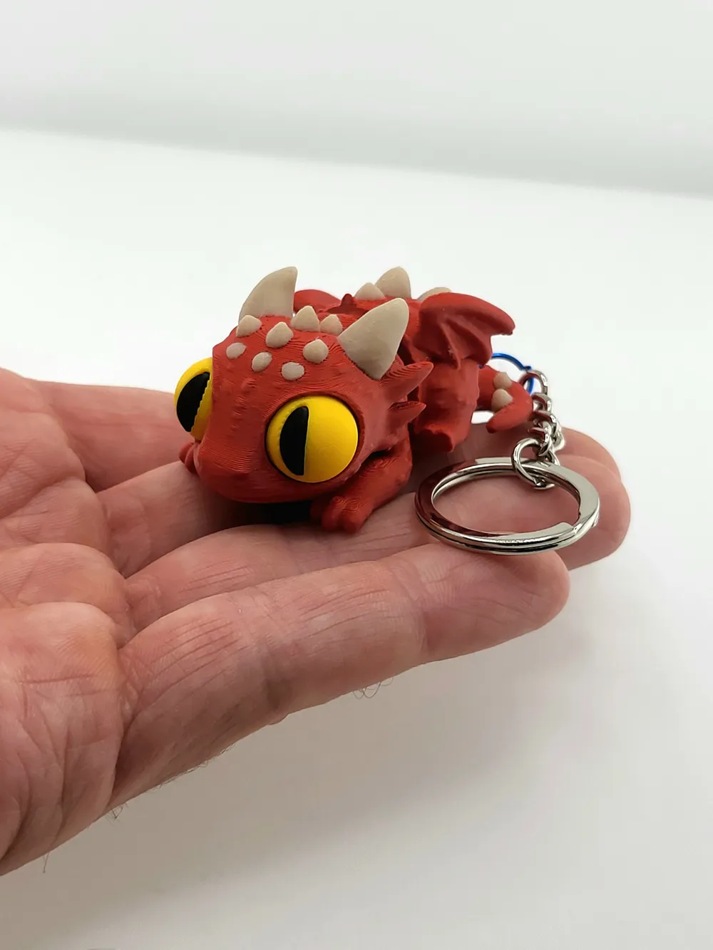 Flexi Dragon Keychain Kawaii baby Articulated Toy - Free 3D Print Model ...