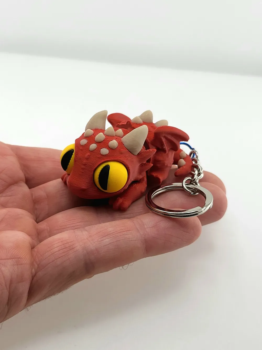 Flexi Dragon Keychain Kawaii baby Articulated Toy - Free 3D Print Model ...