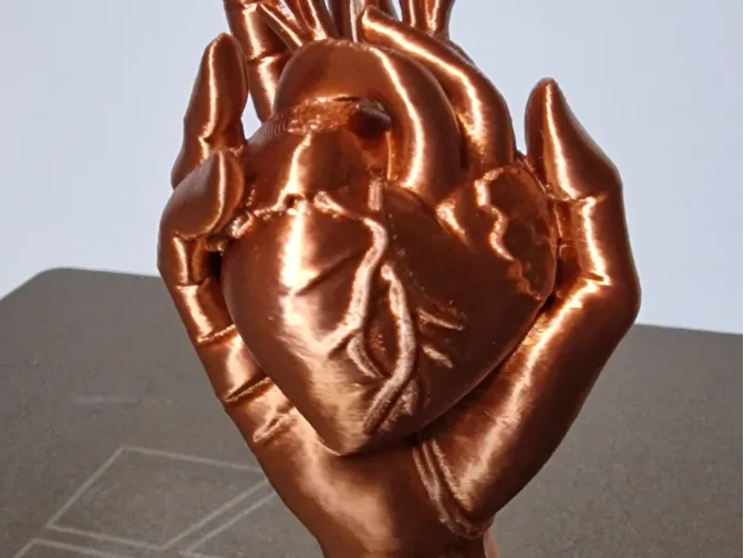 heart hand - Free 3D Print Model - MakerWorld