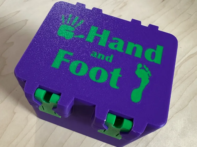 Hand and Foot Card Storage Box, 5 Decks