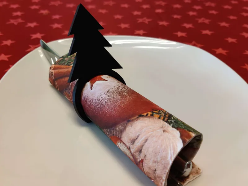 Festive Christmas Napkin Holder – Pine Tree