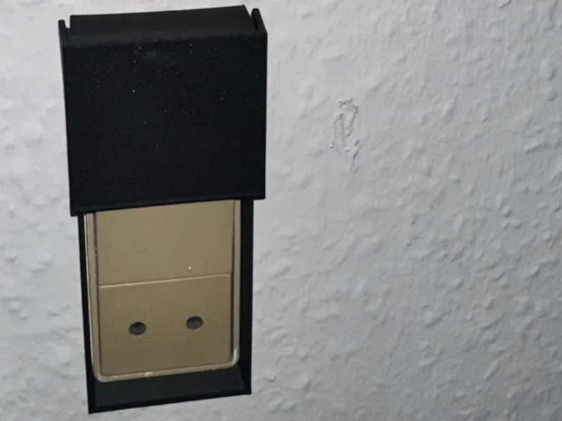 Outlet cover 1 switch and 1 plug