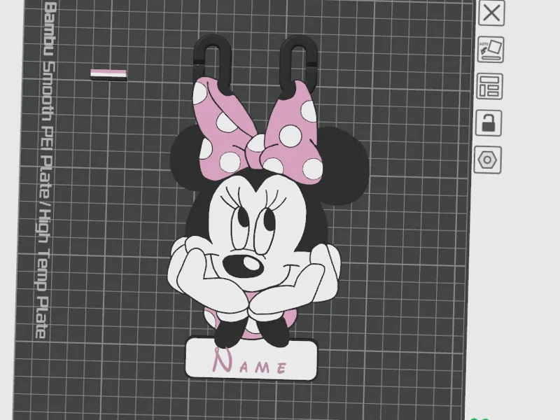 Minnie Mouse Necklace