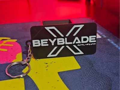 beyblade x keychain