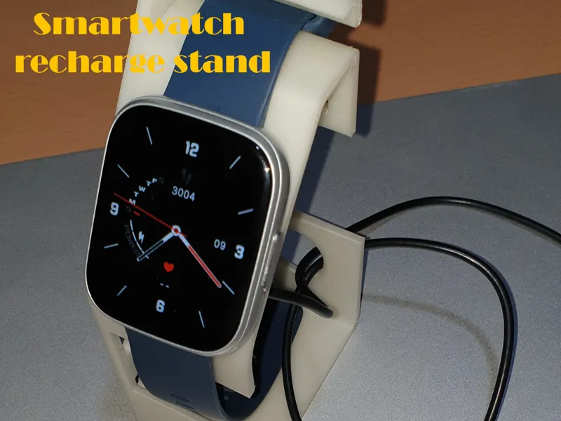 Smartwatch charging stand elegant and practical