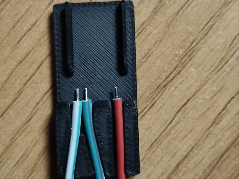 soldering jig for WS2812 COB strip & 18 AWG wires