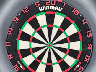 Steeldartboard Numberring colored