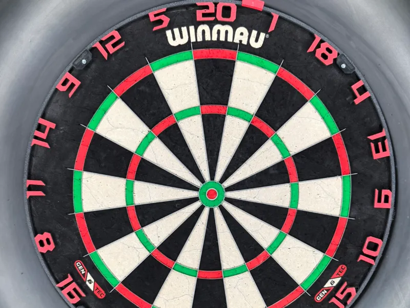 Steeldartboard Numberring colored