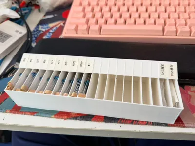 Color Ring Resistor Storage Box