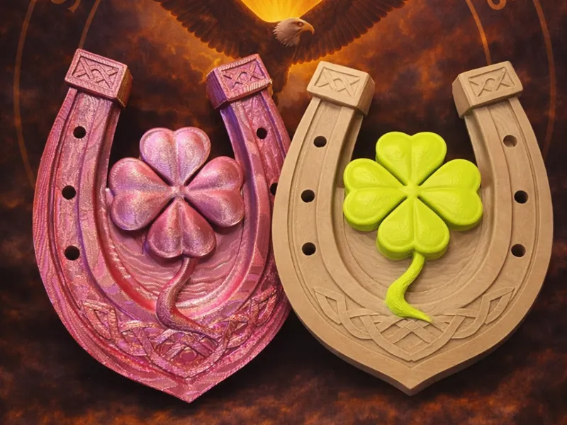 Celtic Clover Horseshoe - Faith Wall Decor