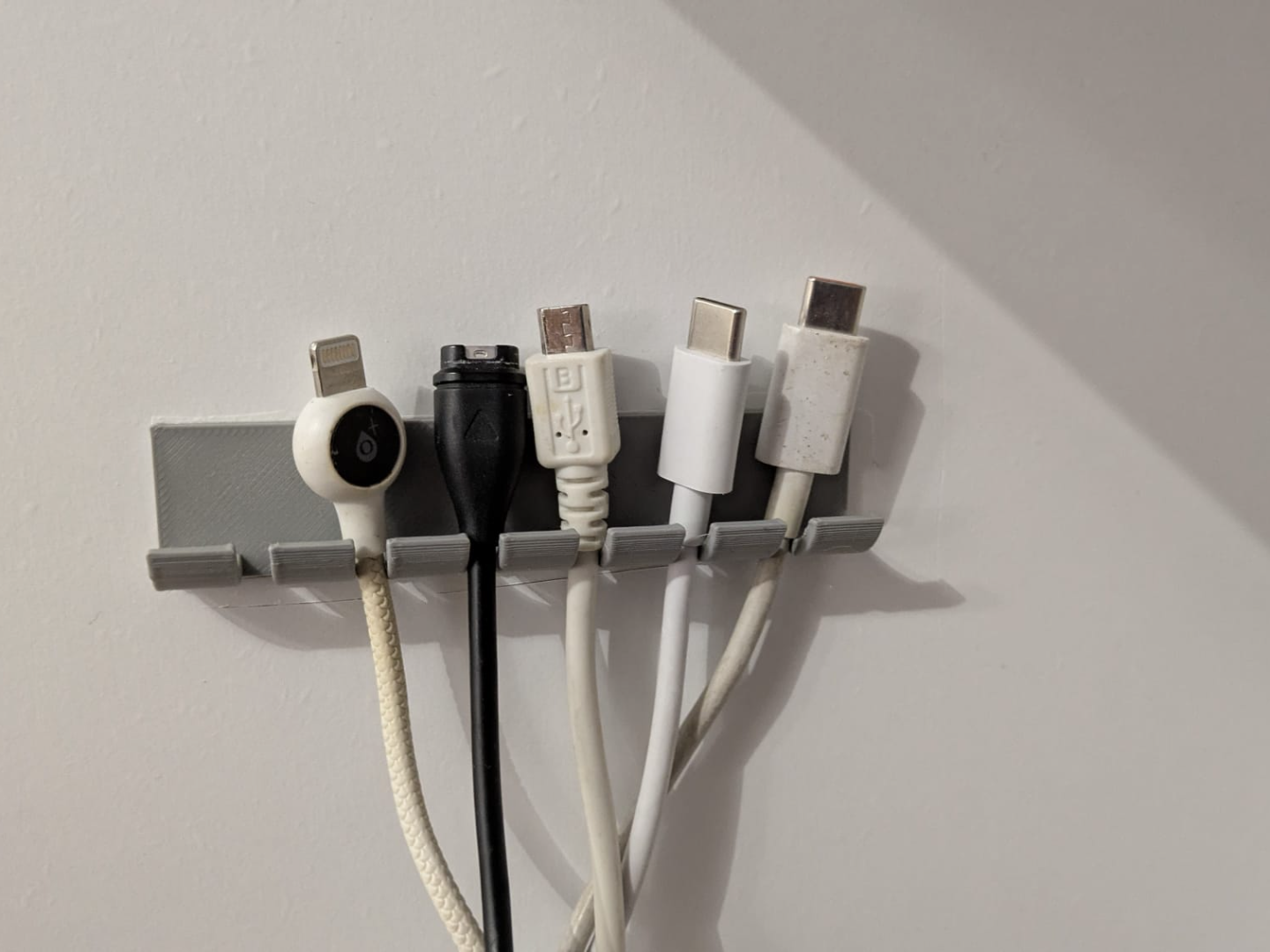 Wall-Mounted Cable Organizer & Management Rack